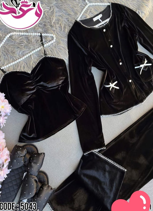 بيجاما حريمي تلت قطع