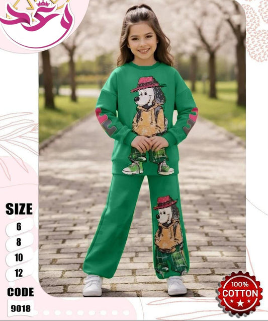 طقم بناتي قطعتين