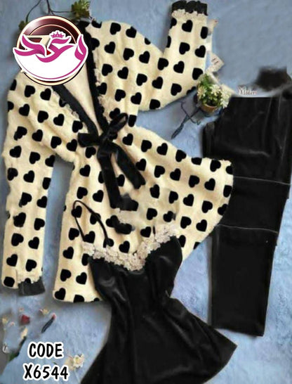 بيجاما حريمي تلت قطع