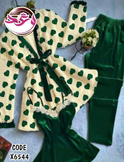 بيجاما حريمي تلت قطع