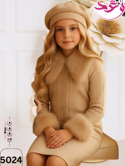 فستان اطفالي شتوي