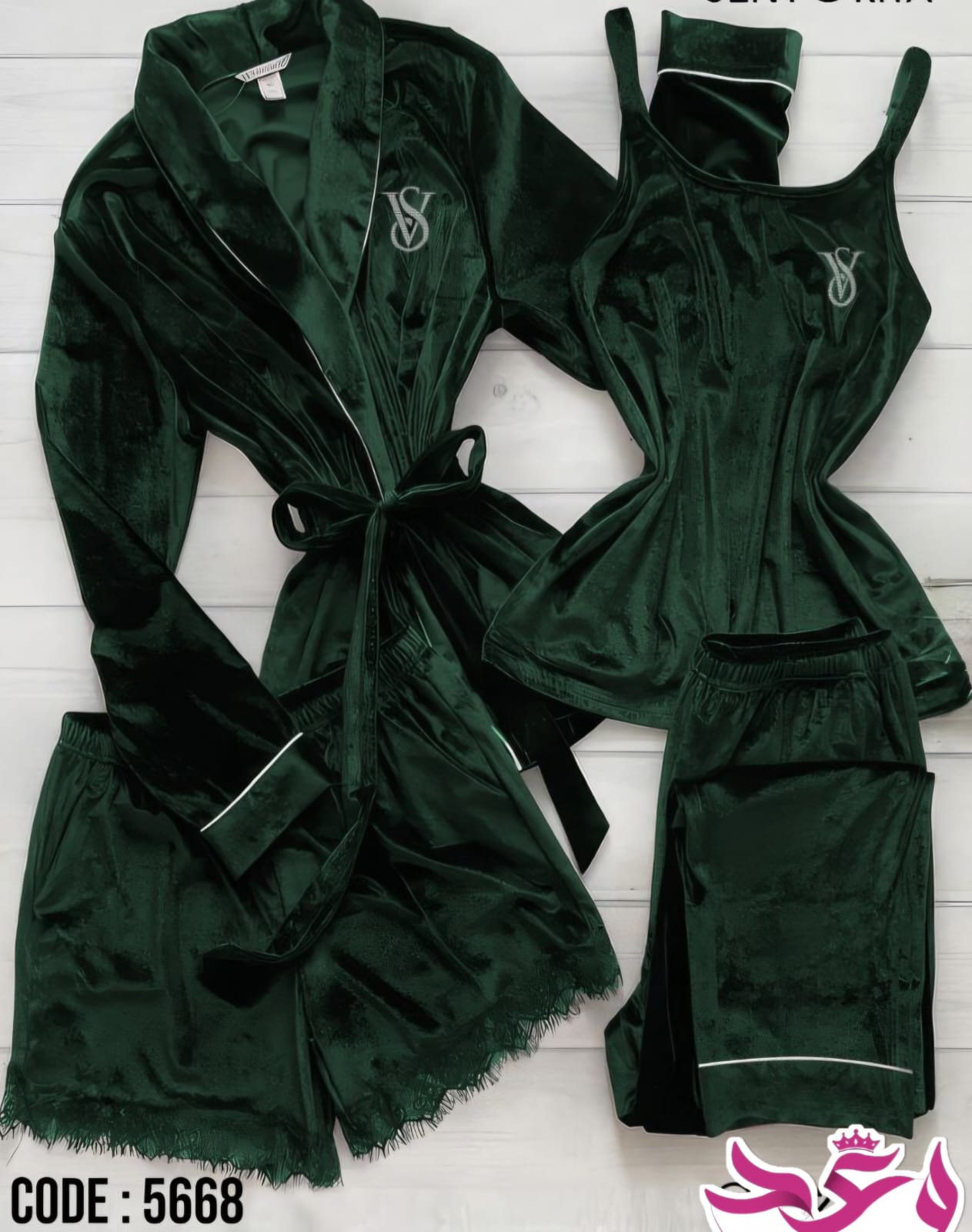 بيجاما حريمي اربع قطع