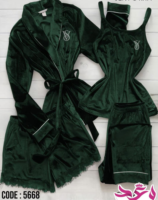 بيجاما حريمي اربع قطع