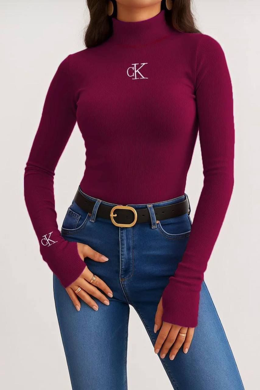 بيزك توب تي شيرت شتوي حريمي