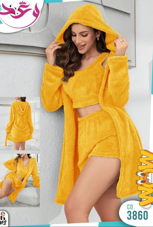 طقم هوت شورت بروب تلت قطع