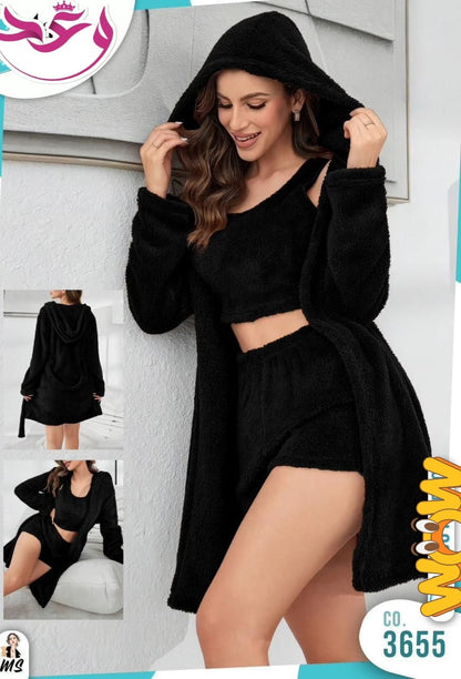 طقم هوت شورت بروب تلت قطع