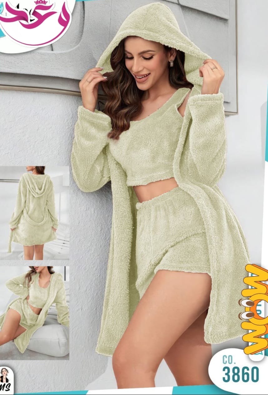 طقم هوت شورت بروب تلت قطع