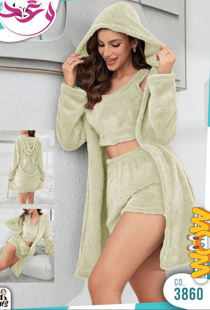 طقم هوت شورت بروب تلت قطع