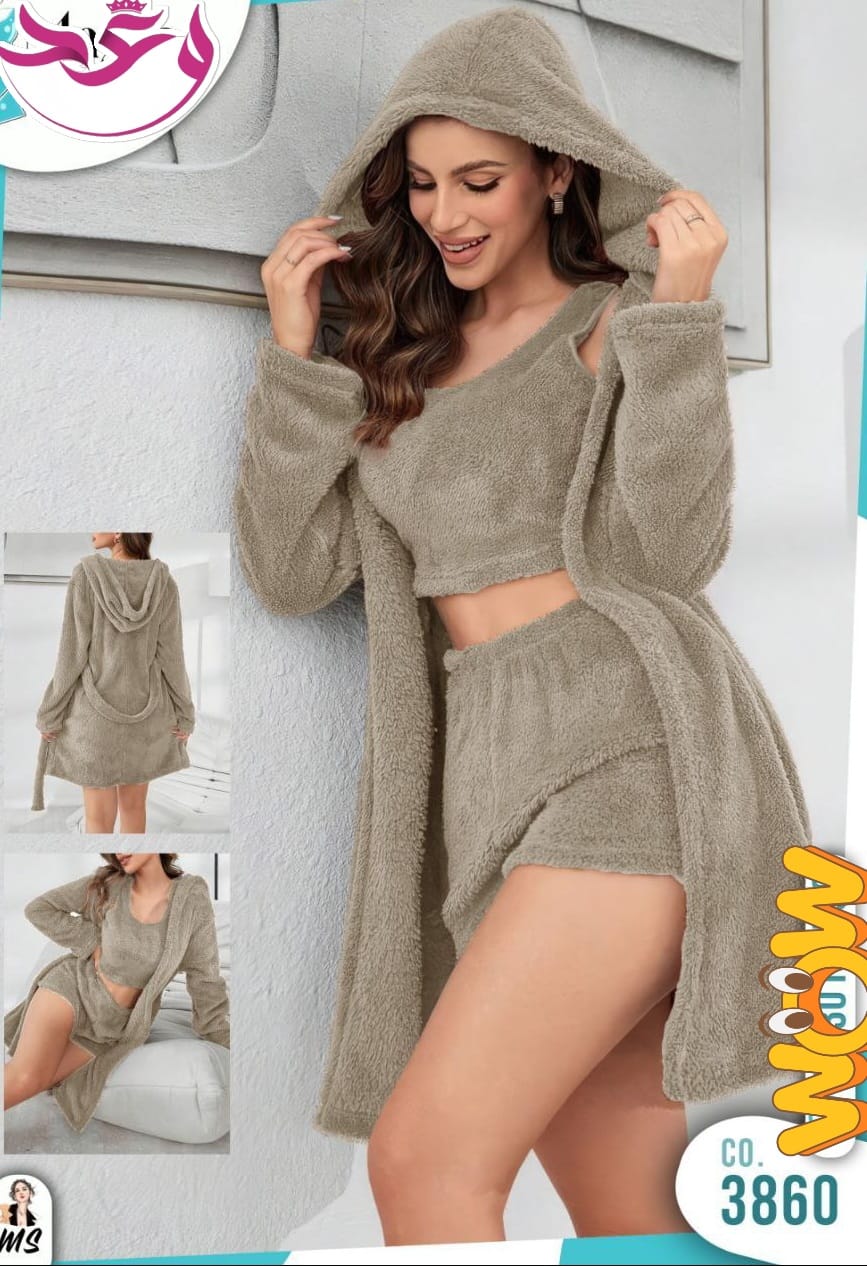 طقم هوت شورت بروب تلت قطع