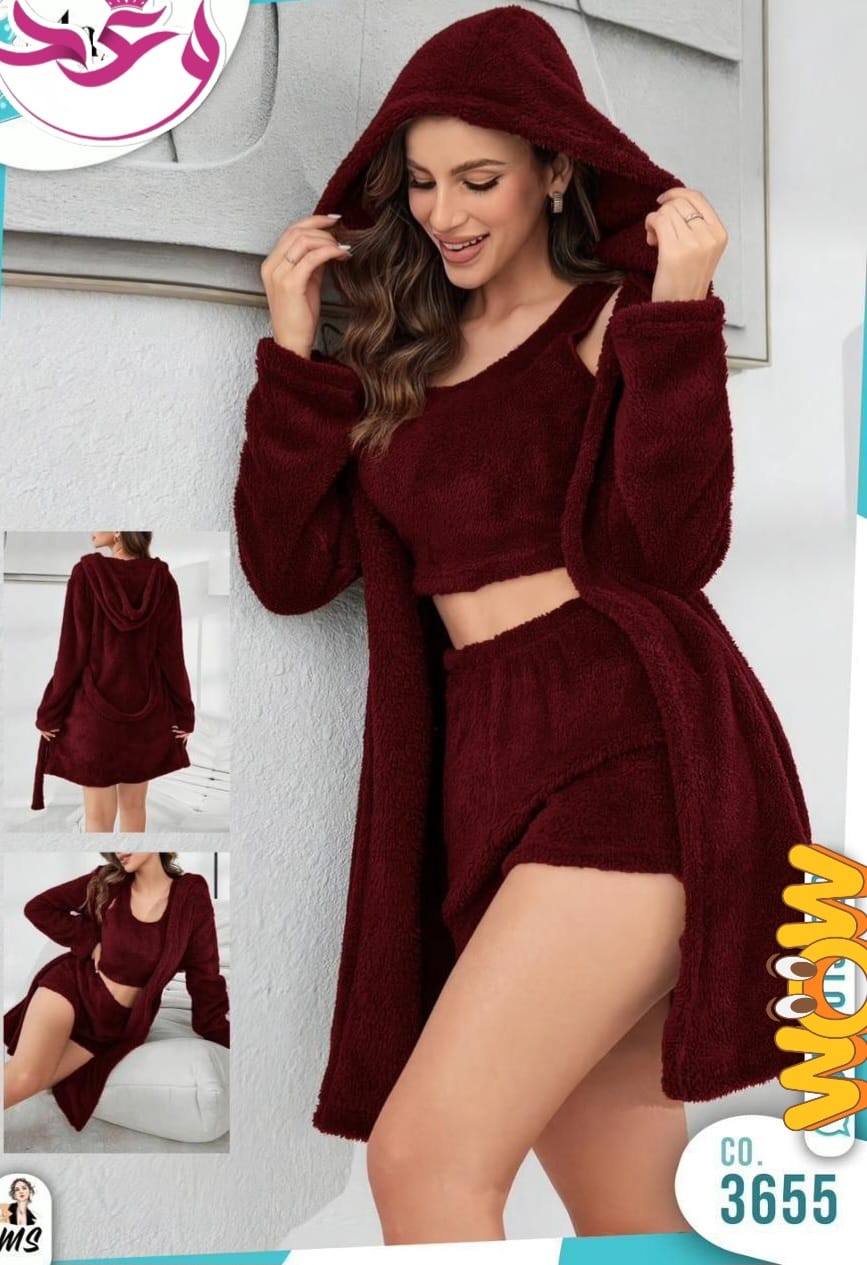 طقم هوت شورت بروب تلت قطع