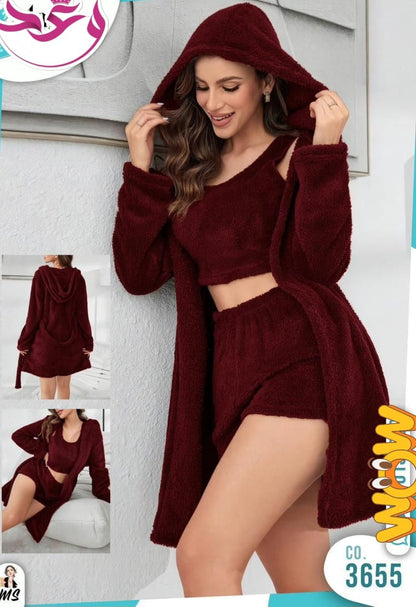 طقم هوت شورت بروب تلت قطع