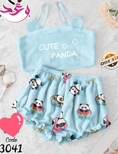 طقم هوت شورت قطعتين حريمي