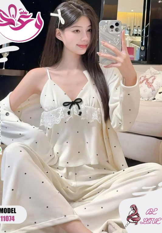 بيجاما حريمي تلت قطع