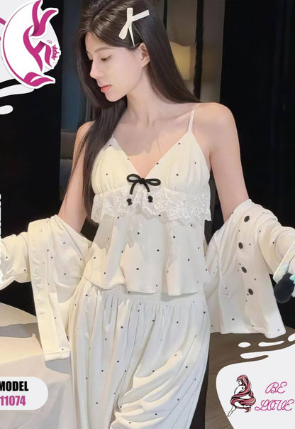 بيجاما حريمي تلت قطع