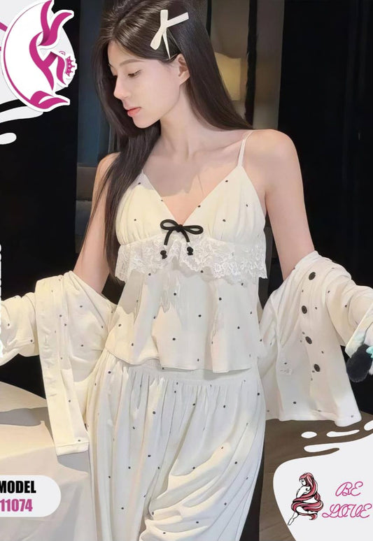 بيجاما حريمي تلت قطع