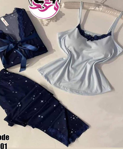 بيجاما حريمي بروب تلت قطع